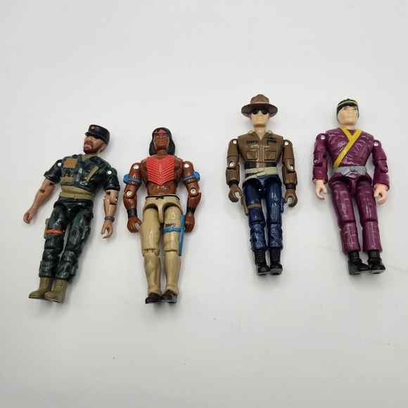 Four vintage 90s 80s The Corps Lanard action figures - Picture 1 of 10